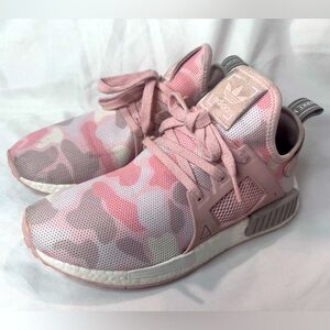 Women’s Adidas NMD Sz. 8.5 pink grey and white camouflage